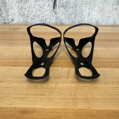 Low Mile! Enve Carbon Black Pair Bike Water Bottle Cages 39g