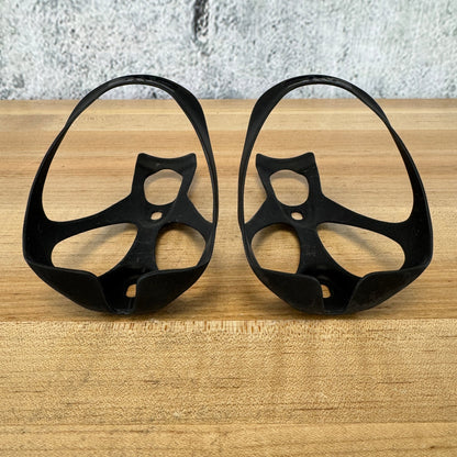 Low Mile! Enve Carbon Black Pair Bike Water Bottle Cages 39g