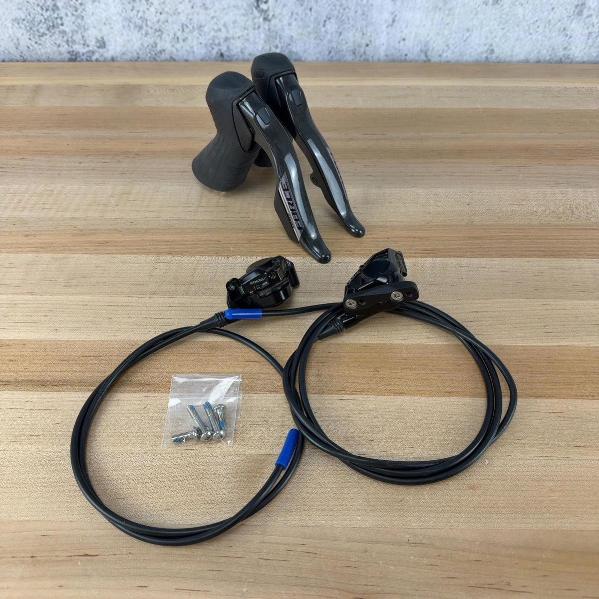 Low Mile! SRAM Force AXS E1 12/13-Speed Hydraulic Disc Brake Shifters w/Calipers — photo 1 of 9