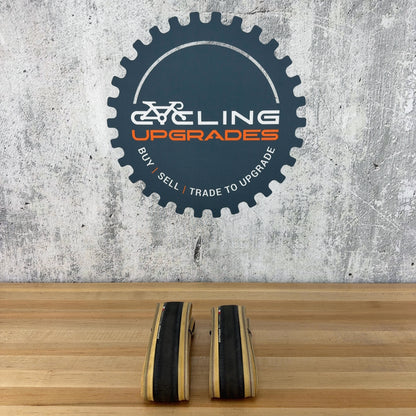 Light Use! Pair Bontrager R4 Classics Hard-Case Lite Tan 700c x 28mm Road Tires