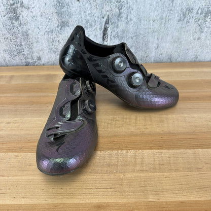2022 Specialized S-Works US 7 EU 41 Boa Purple 3-Bolt Clipless Cycling Shoes
