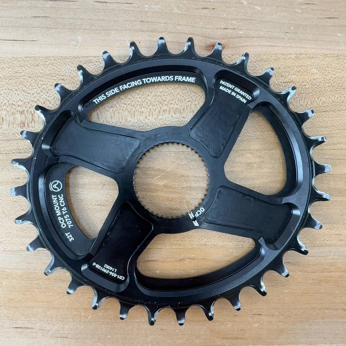 Rotor Q-Rings Oval 32t OCP Direct Mount MTB Alloy 1x Chainring 70g