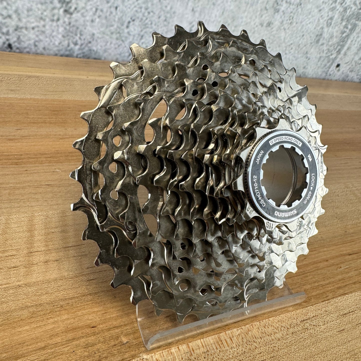 Low Mile Shimano 105 CS-HG710-12 11-36t 12-Speed "Light Wear" Bike Cassette 379g