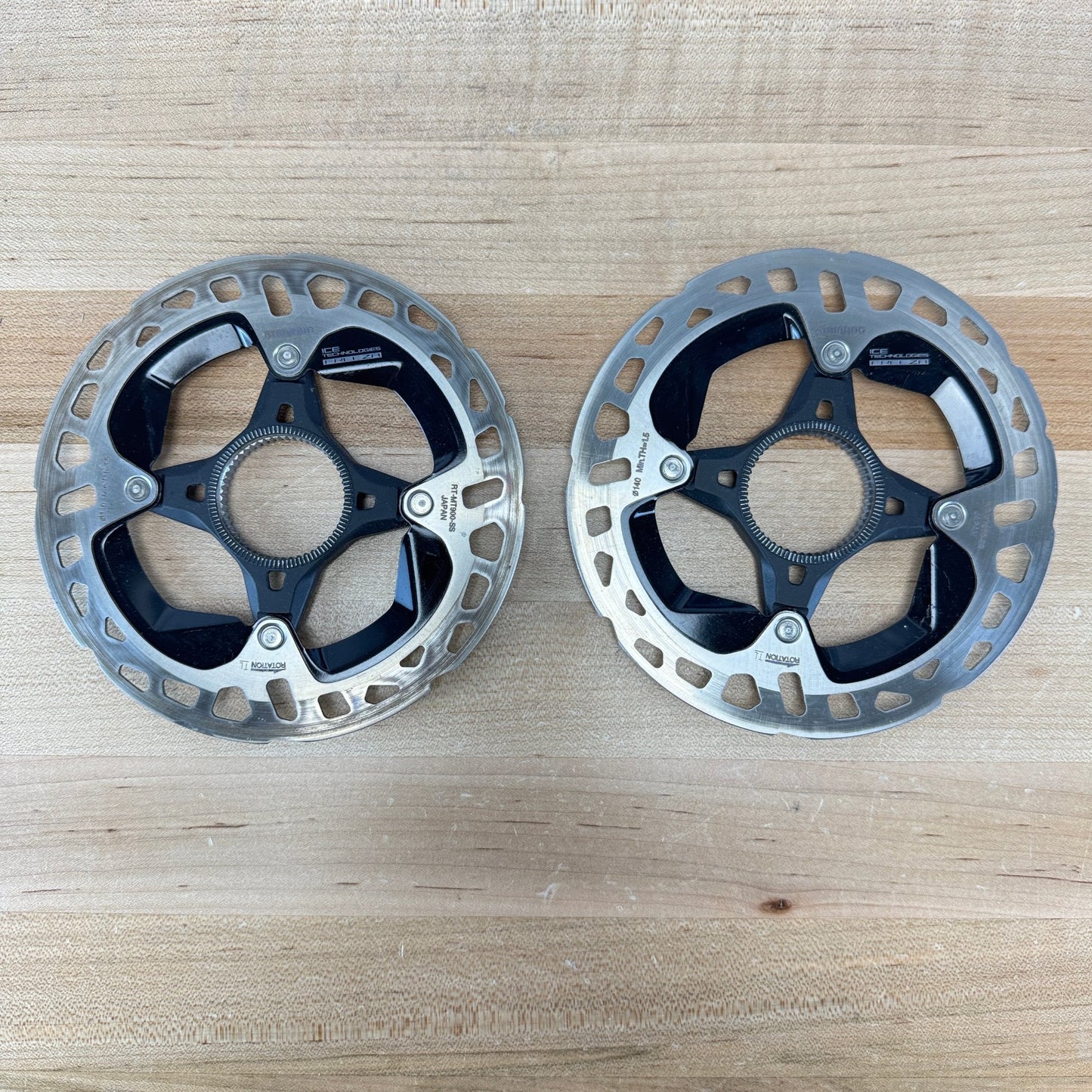 Low Mile! Shimano XTR RT-MT900-SS 140mm/140mm Center-lock Disc Brake Rotors 180g