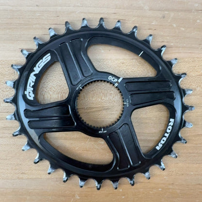 Rotor Q-Rings Oval 32t OCP Direct Mount MTB Alloy 1x Chainring 70g