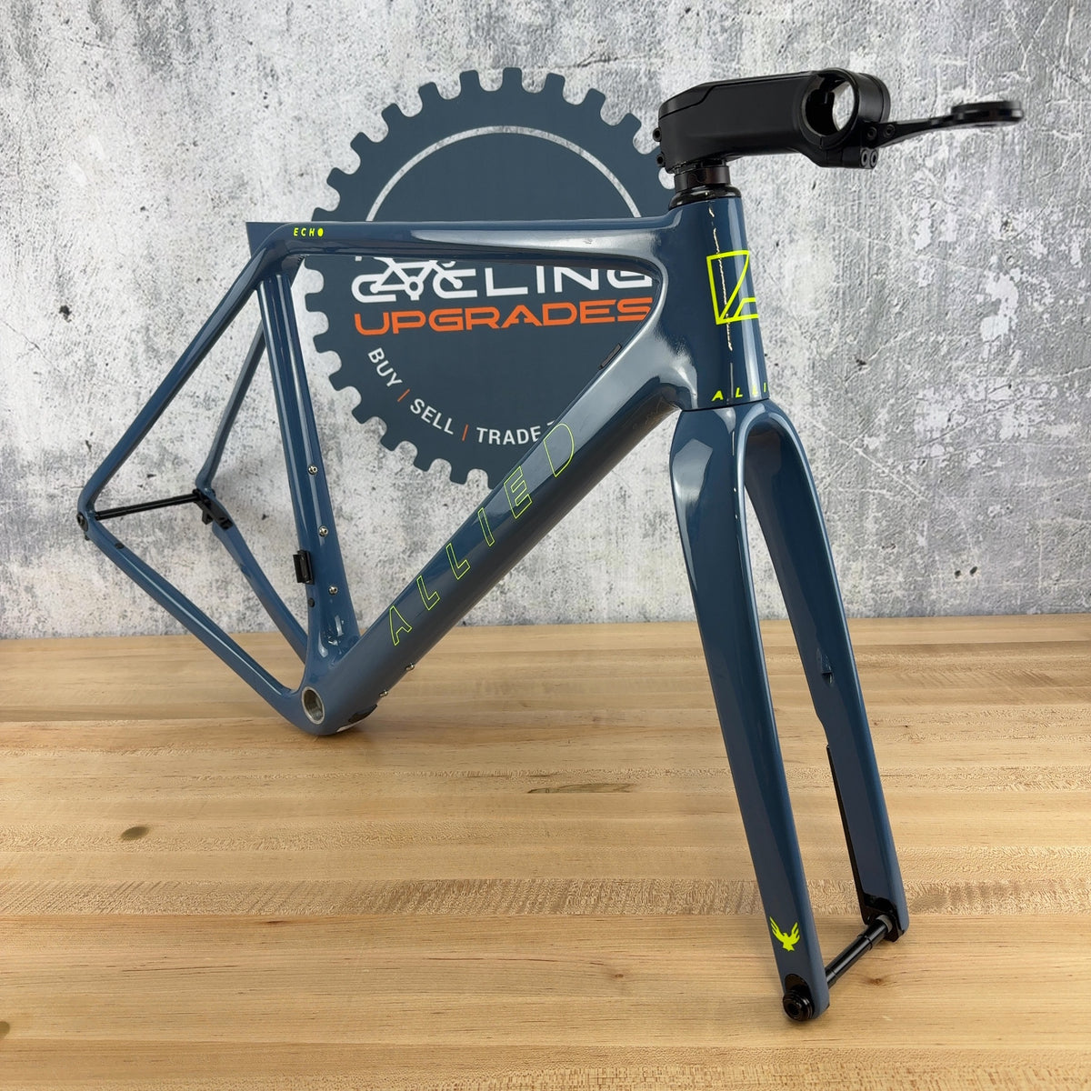 2022 Allied Echo 21'-25' XS Disc Brake Blue Carbon Road Bike Frameset 1925g — photo 3 of 14