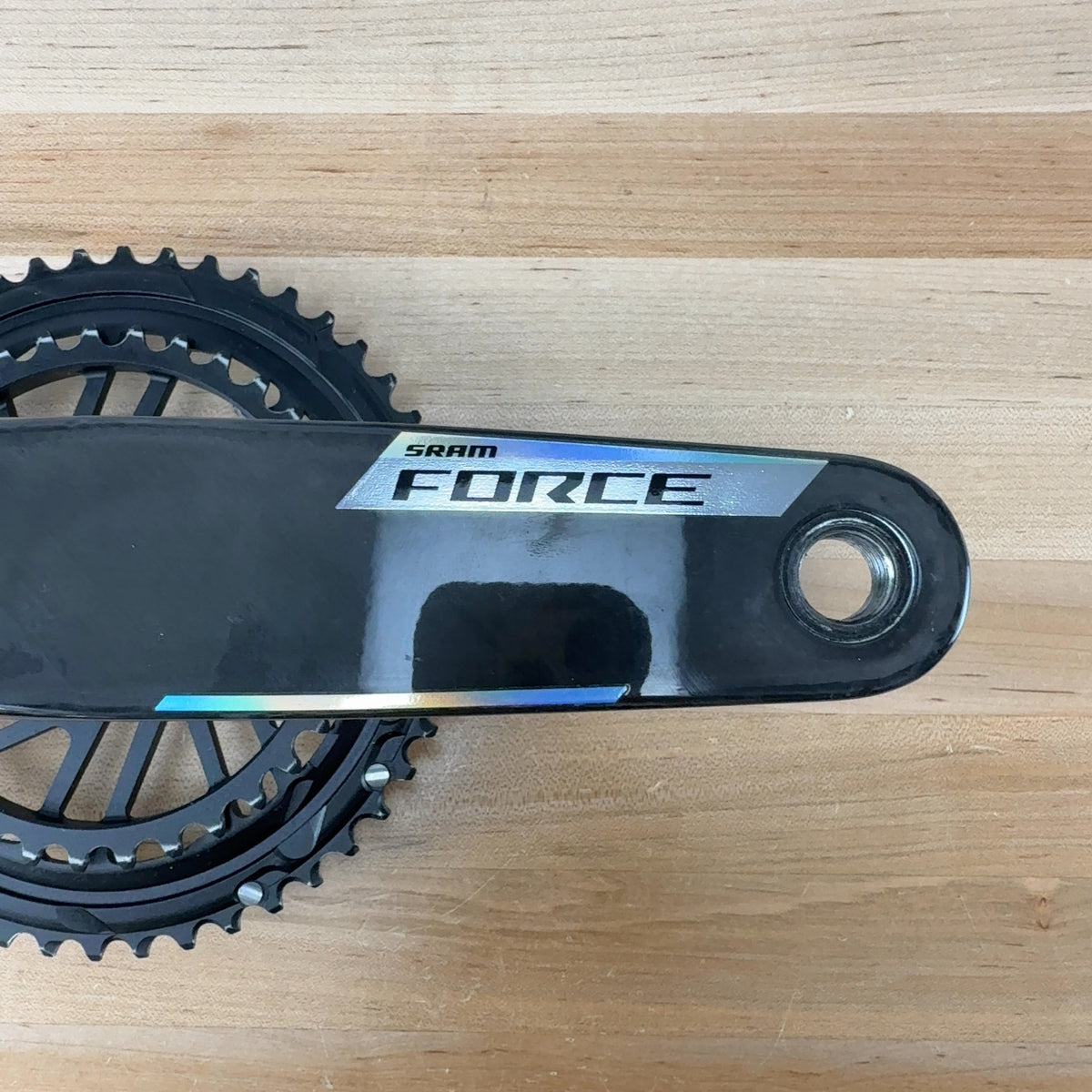 Low Mile! SRAM Force AXS Power Meter Spindle E1 170mm 48/35t Quarq Crankset 658g — photo 8 of 11