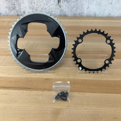 Light Use! SRAM Force AXS D1 46/33t 12-Speed 4-Bolt Bike Chainring Set 183g