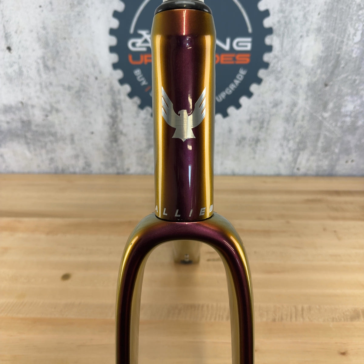 2024 Allied Able Medium Harlequin Purple to Green Carbon Gravel Bike Frameset — photo 8 of 14