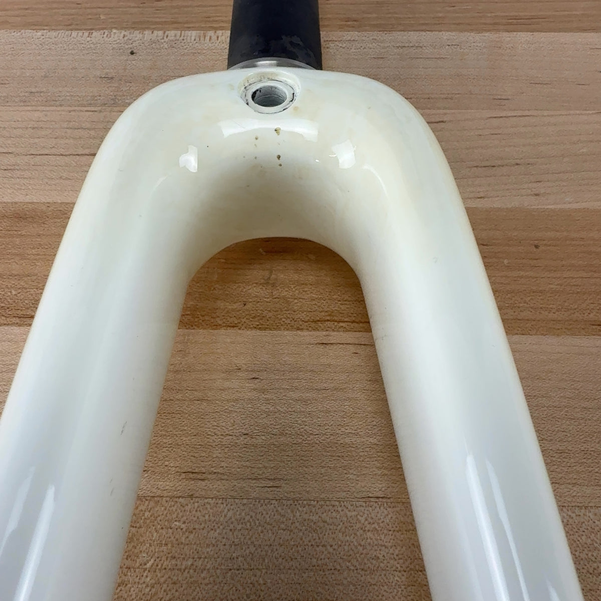 Light Use! Dario Pegoretti Falz White Rim Brake Quick Release Carbon Bike Fork — photo 8 of 11