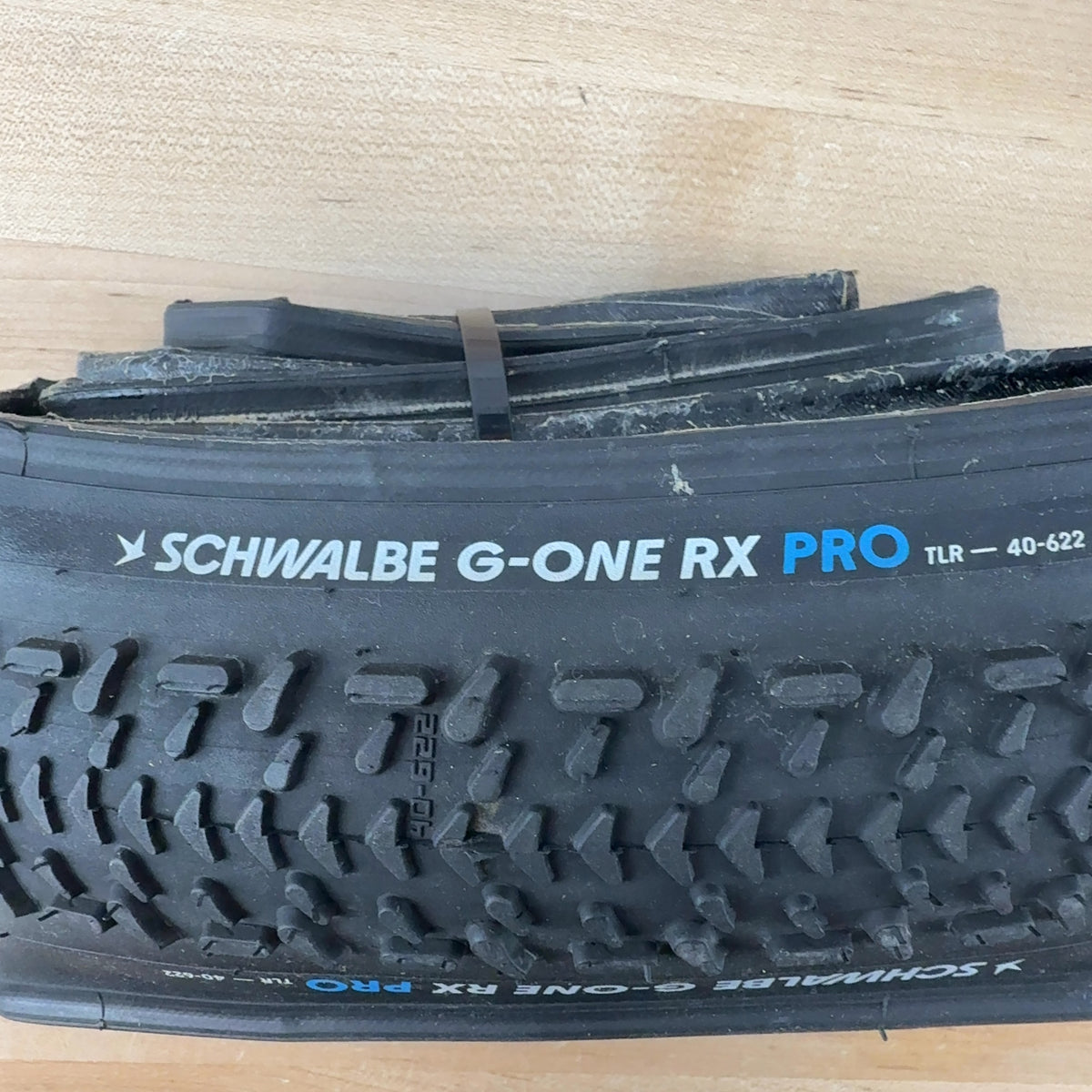 Light Use! Pair Schwalbe G-One RX Pro 700c x 40mm Gravel Tubeless Gravel Tires — photo 5 of 8