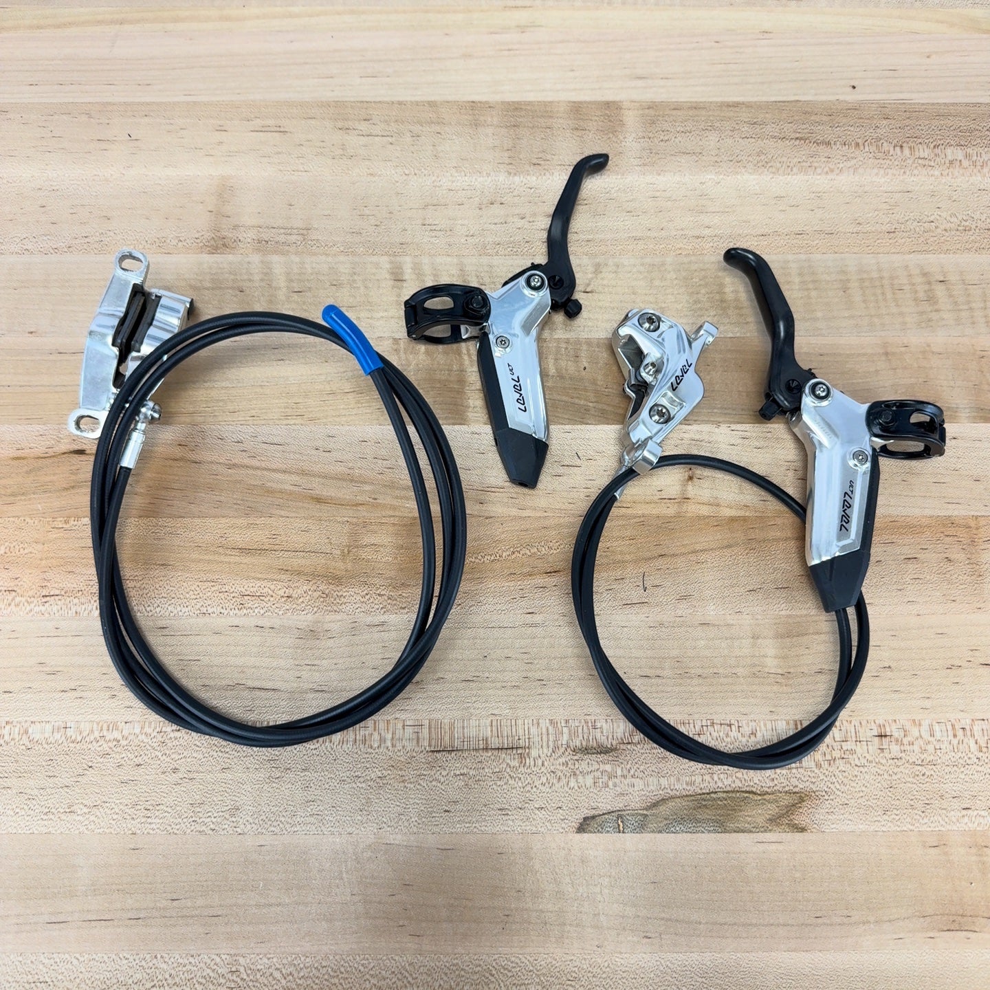 Low Mile! SRAM Level Ultimate Stealth 4-Piston MTB Brakeset