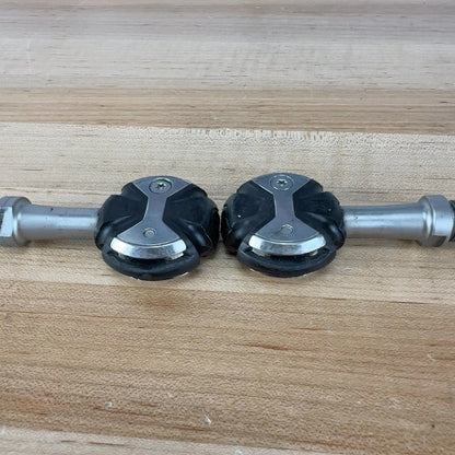 Speedplay Zero Stainless Steel Clipless Black Bike Pedals 209g w/ Cleats