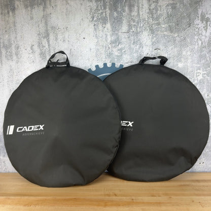 Low Mile! 2024 Cadex AR 35 Gravel Hookless Disc Tubeless Carbon Wheelset 1285g