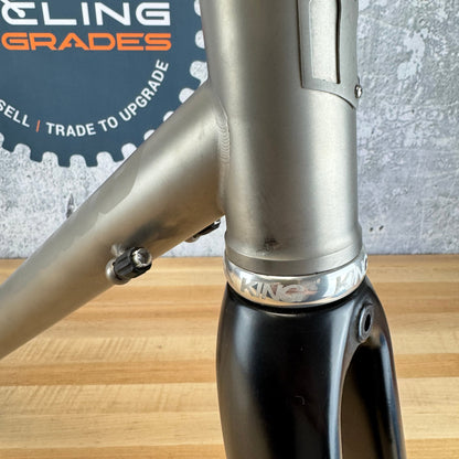 2014 Mosaic RT-1 54cm Titanium Rim Brake Road Frameset Chris King 700C 2062g