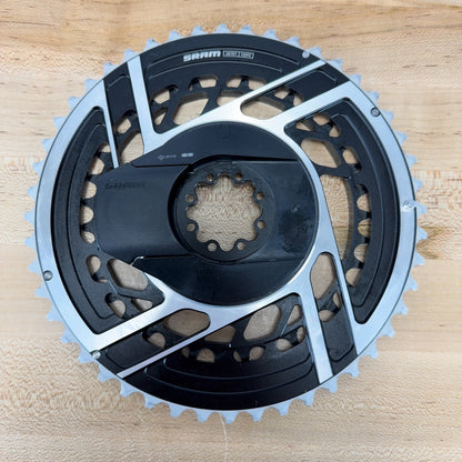 Low Mile! SRAM Red AXS Quarq Power Meter 2x 48/35t 12-Speed Chainring Set 269g