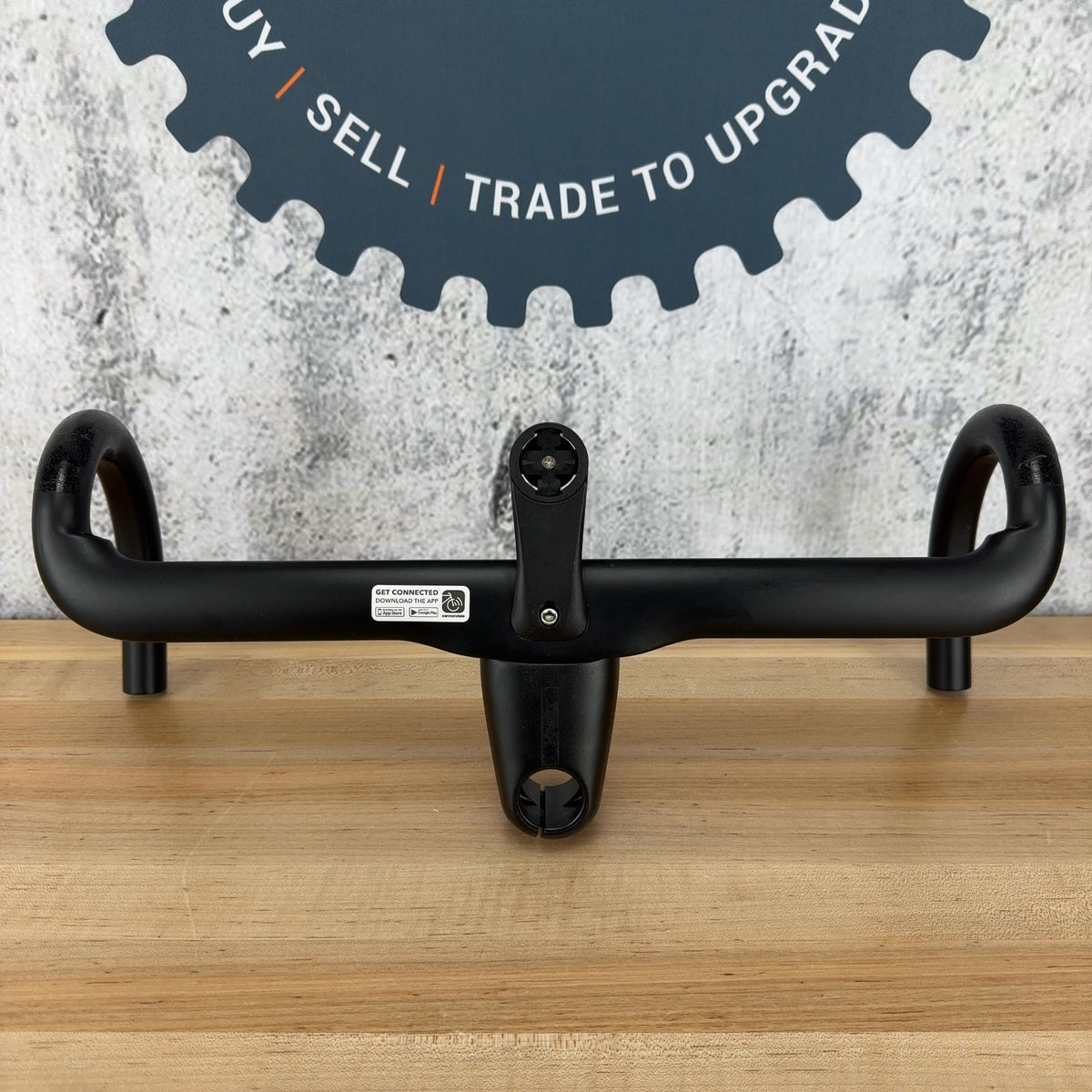 Light Use! Hollowgram Knot SystemBar 44cm x 80mm Carbon Integrated Handlebar