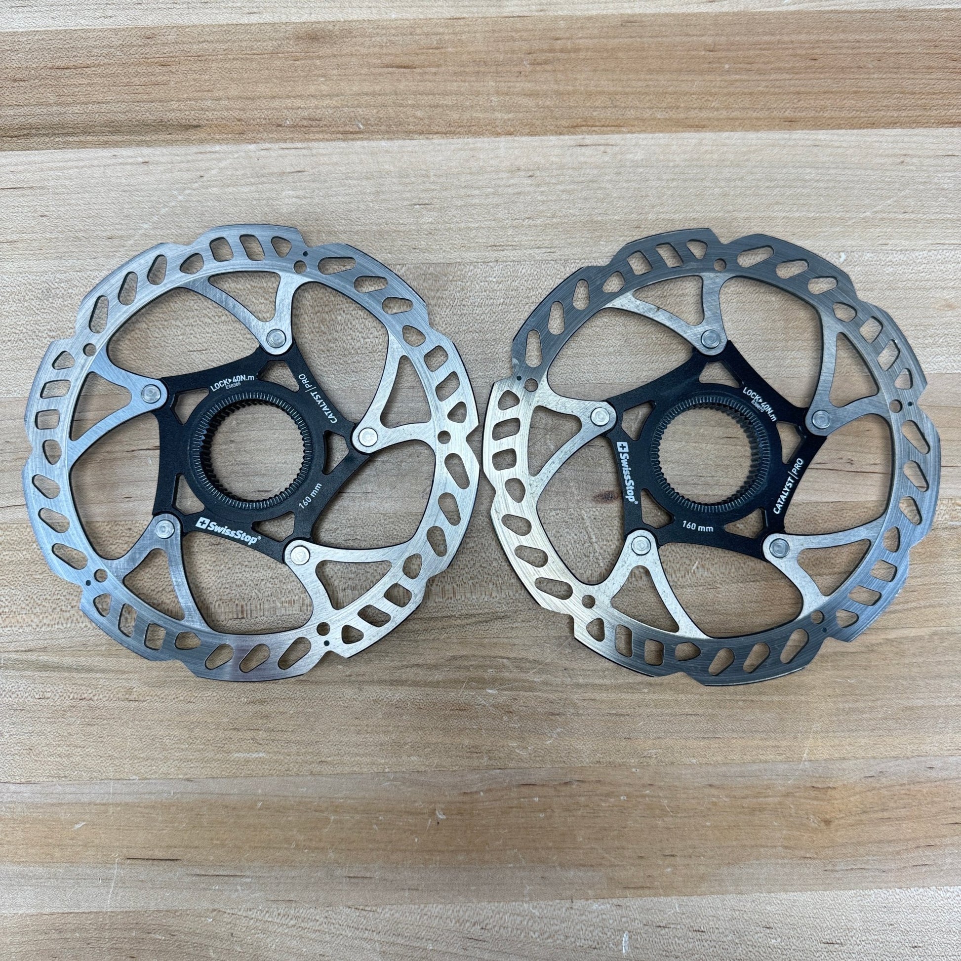 Low Mile! SwissStop Catalyst Pro 160mm Bike Center Lock Brake Rotors 286g