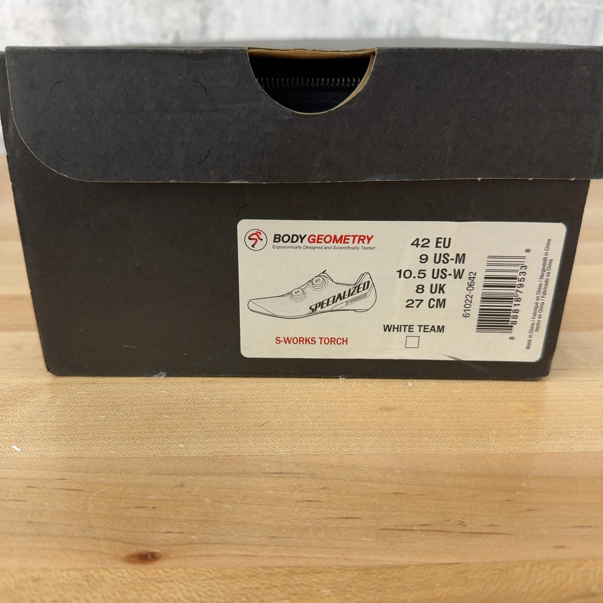 New! Specialized S-Works Torch White Team 42 EU Clipless Cycling Shoes MSRP $500 — photo 6 of 7