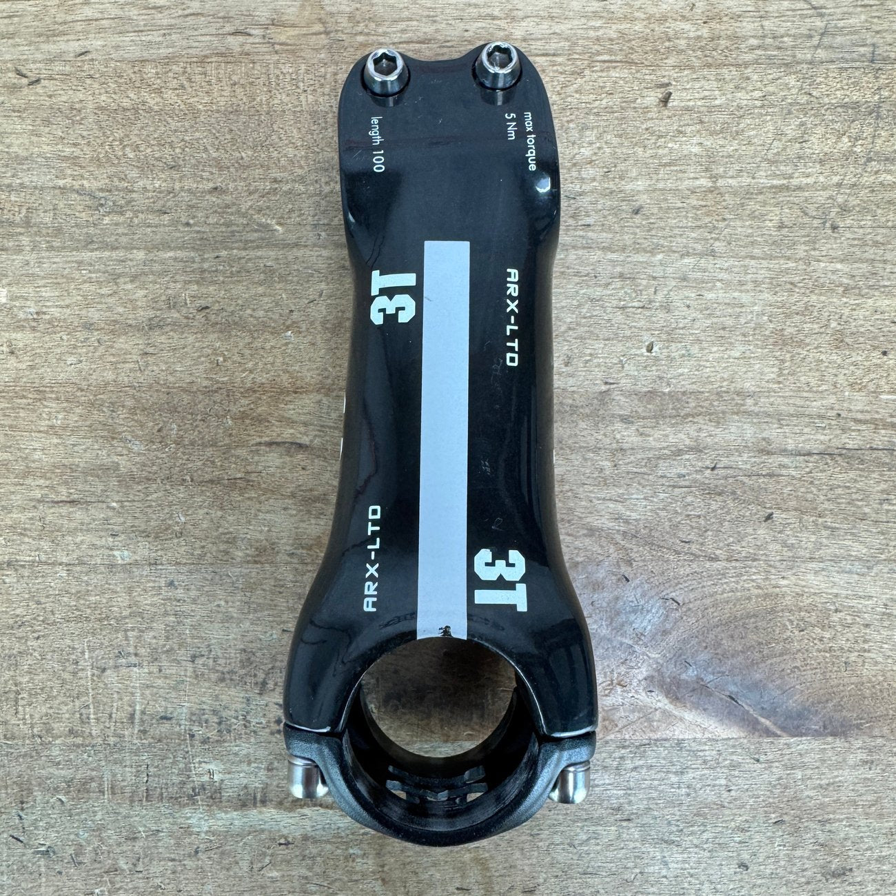 3T ARX LTD 100mm ±6 Degree 31.8mm x 1 1/8" Carbon Bike Stem 116g