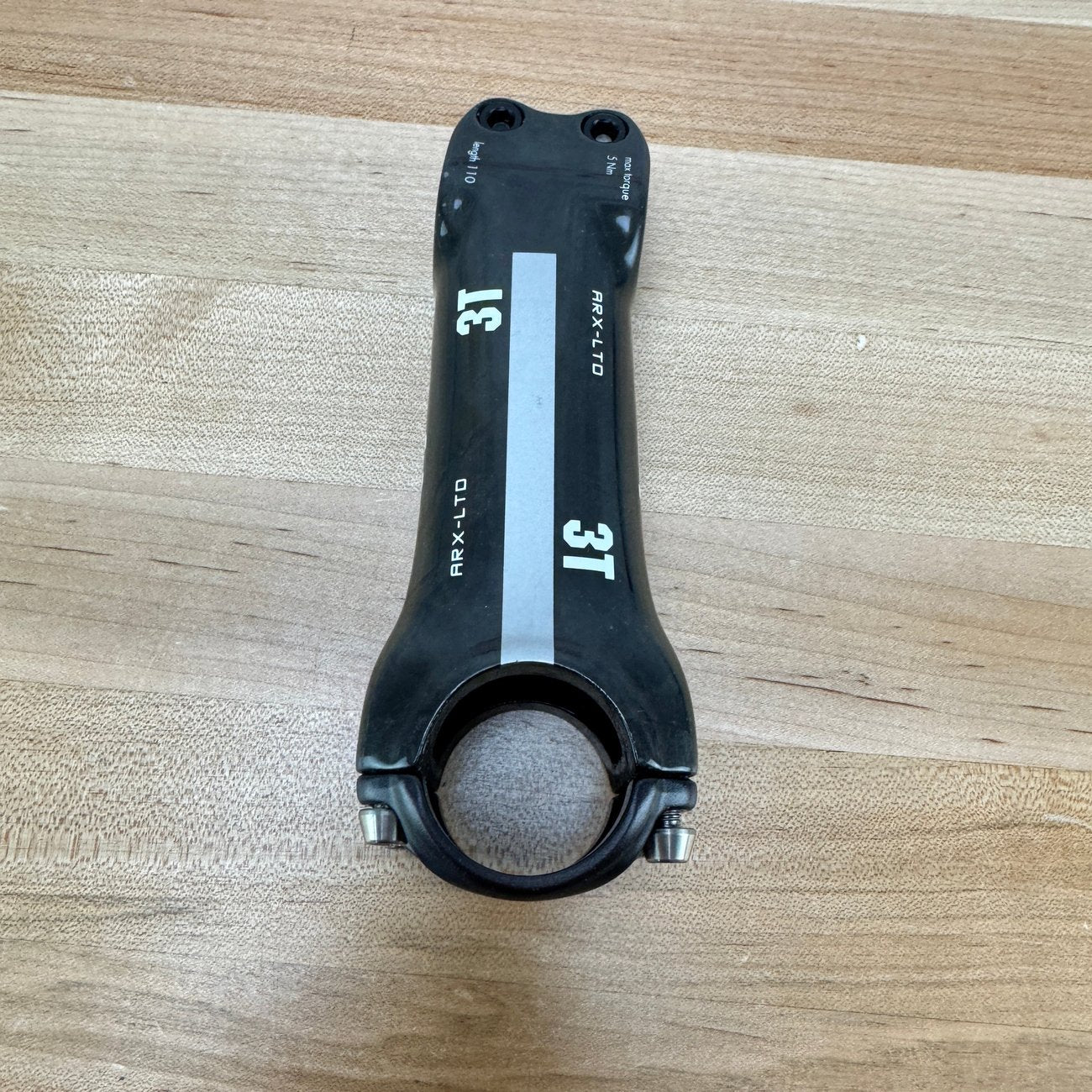 3T ARX LTD 110mm ±6 Degrees Carbon 31.8mm Bike Stem 1 1/8" 120g