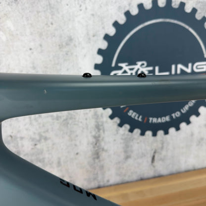 Low Mile! 2023 Enve Mog 56cm Slate Blue Carbon Disc Gravel Bike Frameset 2148g