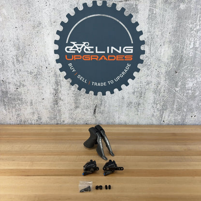 Light Use! Shimano GRX ST-RX815 Di2 Gravel 11-Speed Disc Shifters w/ Calipers