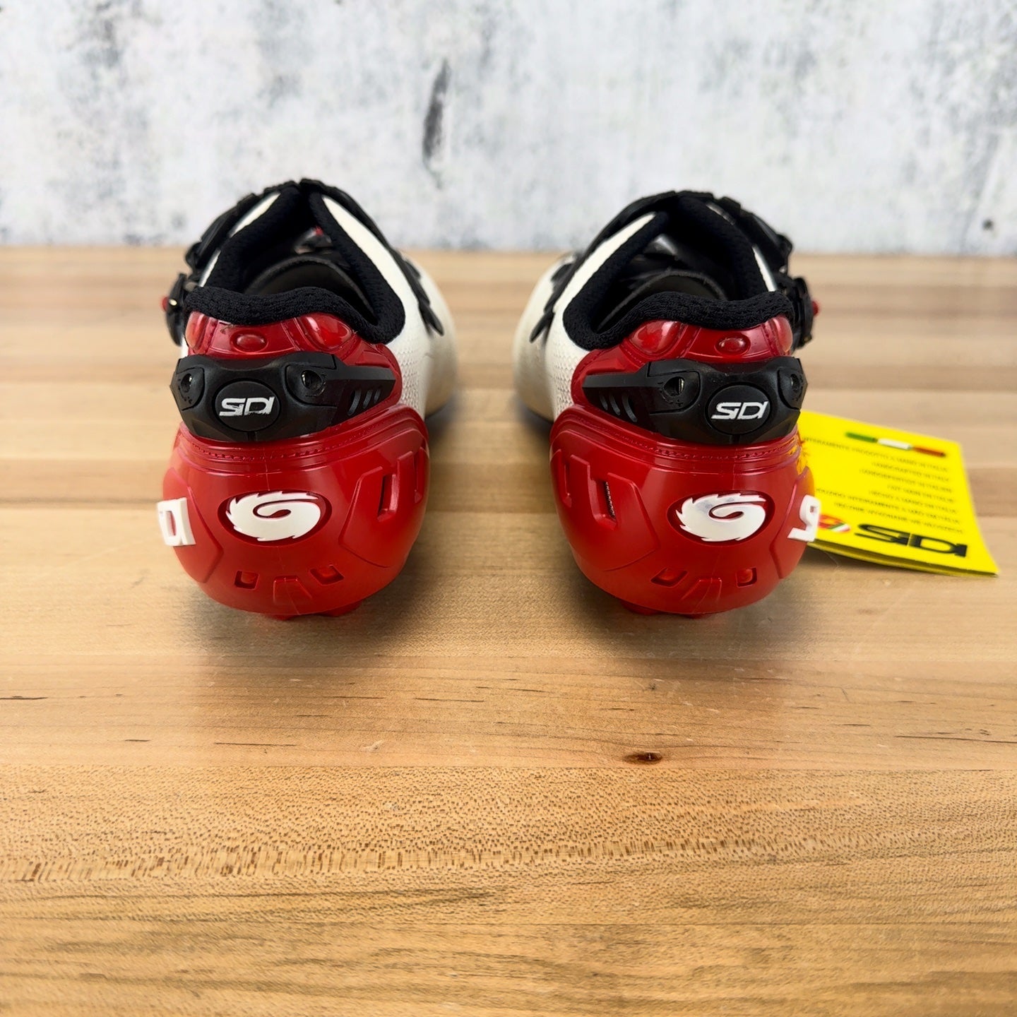 New! Sidi Wire 2 Carbon 45.5 EU White/Black/Red Cycling Shoes MSRP $459.99