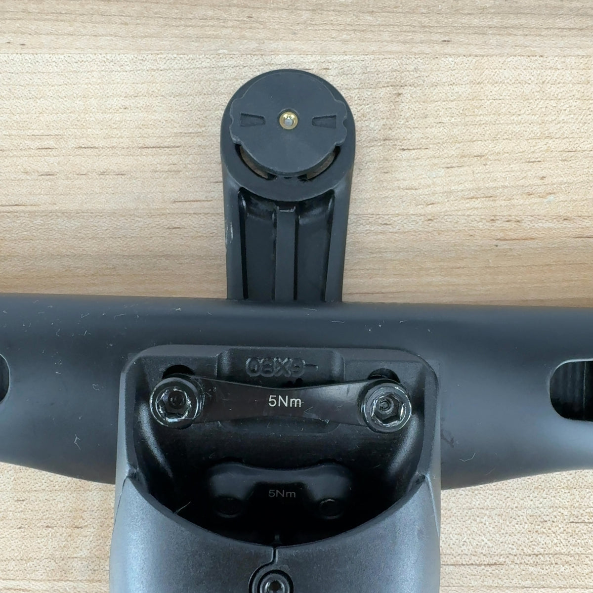 Light Use! Hollowgram Knot SystemBar 44cm x 80mm Carbon Integrated Handlebar
