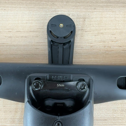 Light Use! Hollowgram Knot SystemBar 44cm x 80mm Carbon Integrated Handlebar