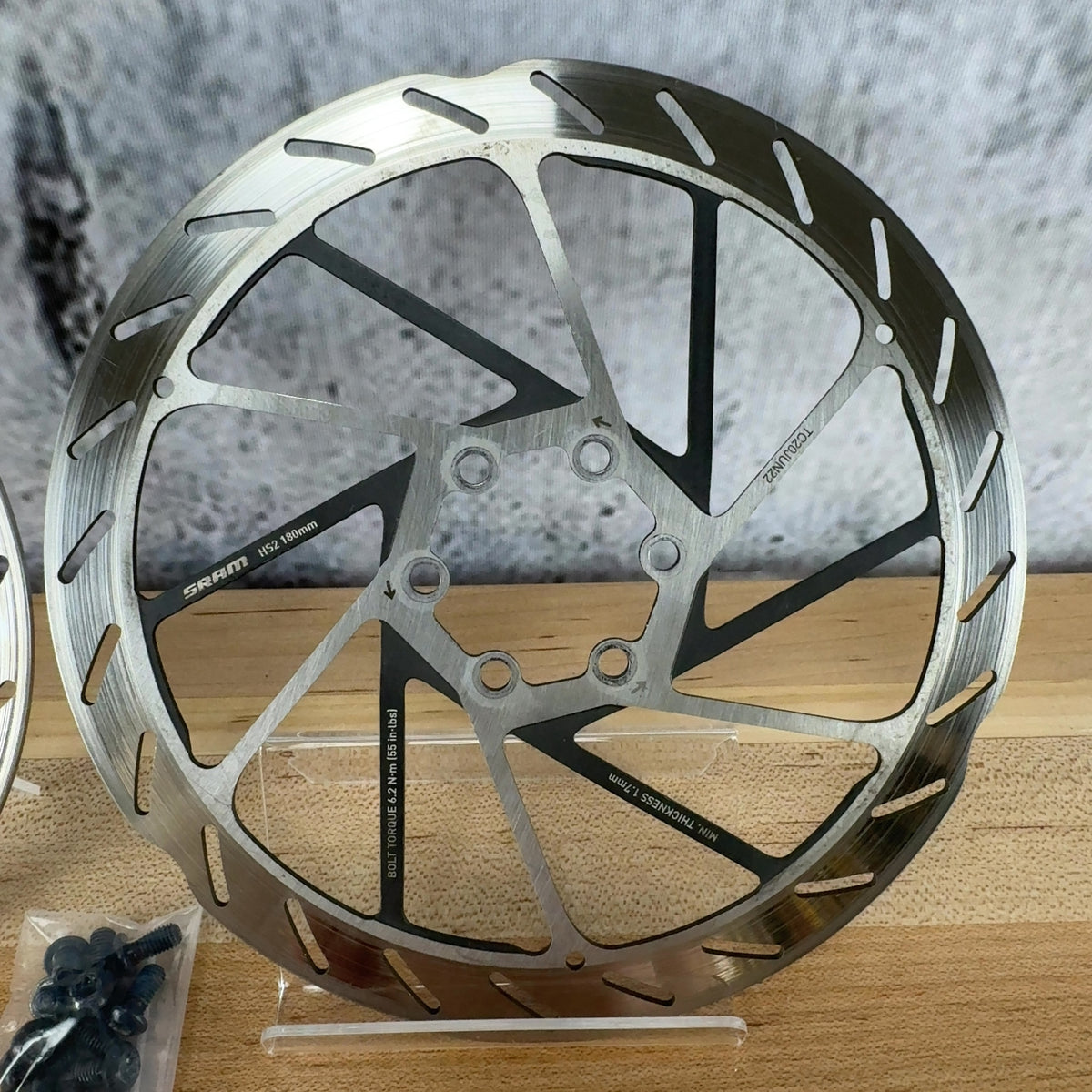 SRAM HS2 160mm/180mm 6-Bolt 160/180mm Brake Rotors 309g — photo 4 of 7