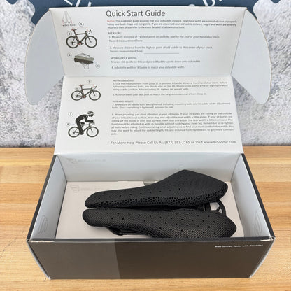 New! BiSaddle 3D Hurricane Pro Carbon Fiber Oval Adjustable Saddle MSRP $489.99