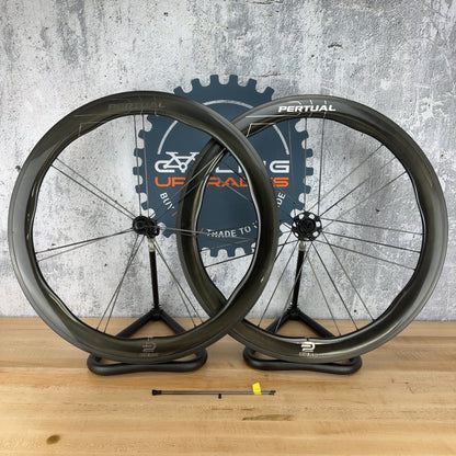 Pertual Sharp 52/58 Rim Brake Ceramic Quick Release 700c Carbon Wheelset 1464g