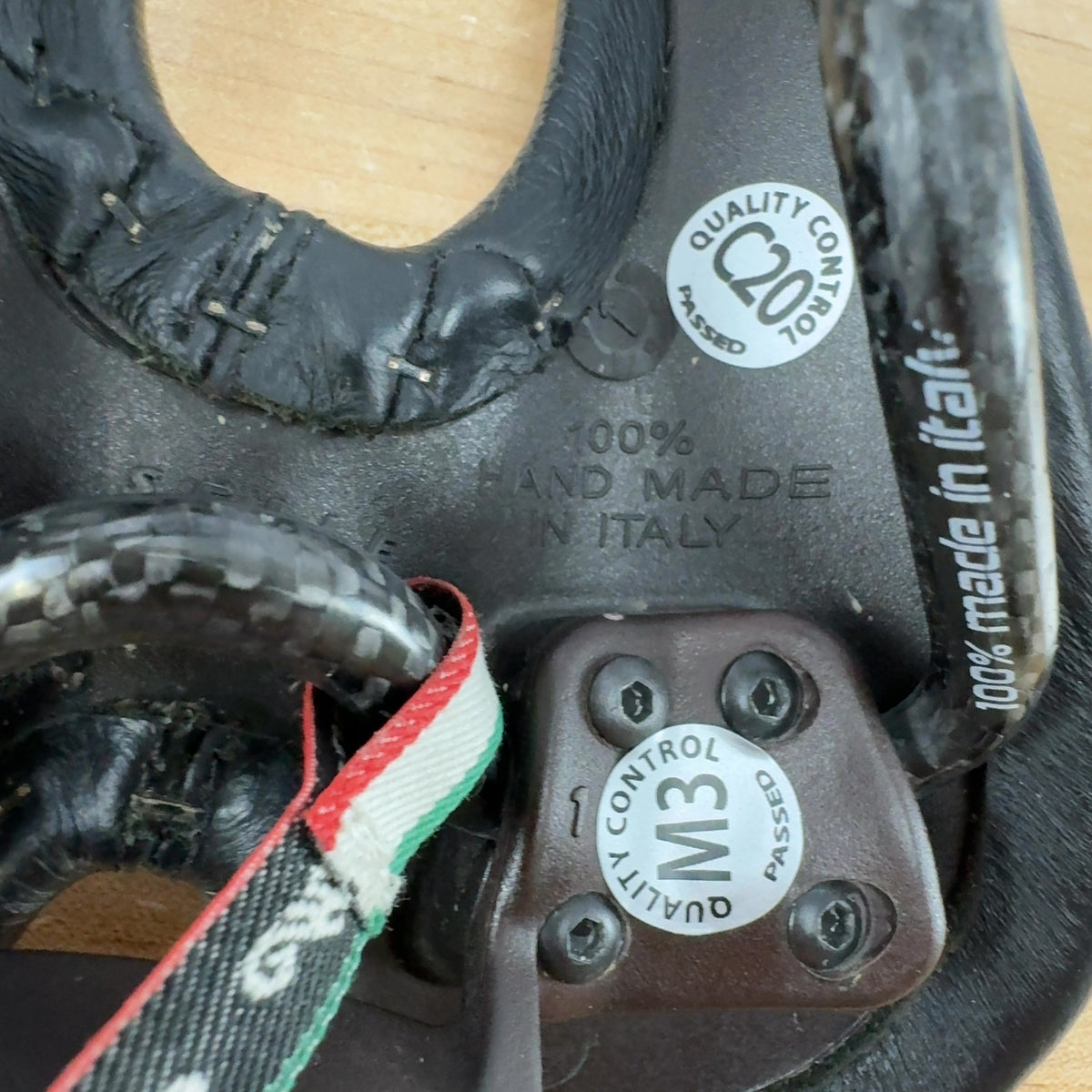 2023 Selle SMP Forma Carbon Rails 137mm Medium/Large Leather Bike Saddle 195g — photo 9 of 10