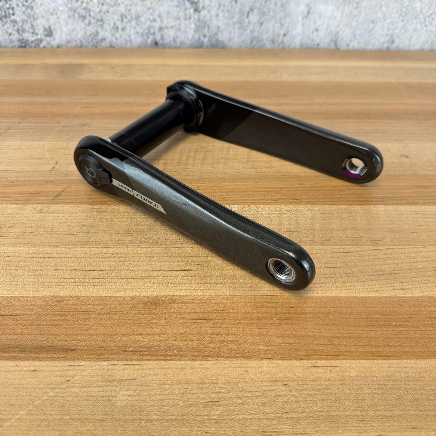 Low Mile! SRAM Force AXS D2 Quarq Power Meter 170mm DUB 8-Bolt Carbon Crank Arms