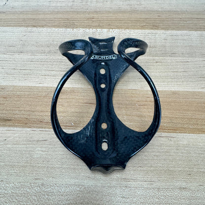 Arundel Mandible 3K Weave Glossy Black Carbon Water Bottle Cages