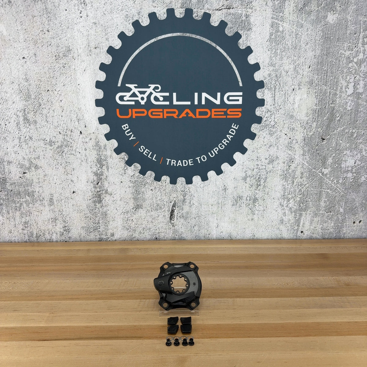 Light Use! SRAM RED/Force AXS Quarq D1 4-Bolt 107 BCD Power Meter Spider 179g