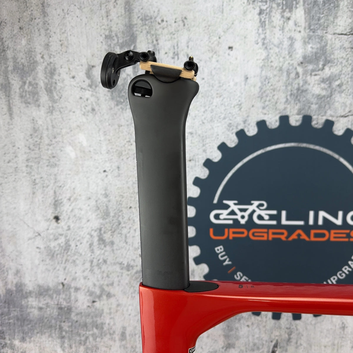 Low Mile! 2026 Cervelo S5 54cm Carnelian Carbon Road Bike Frameset Module 700c