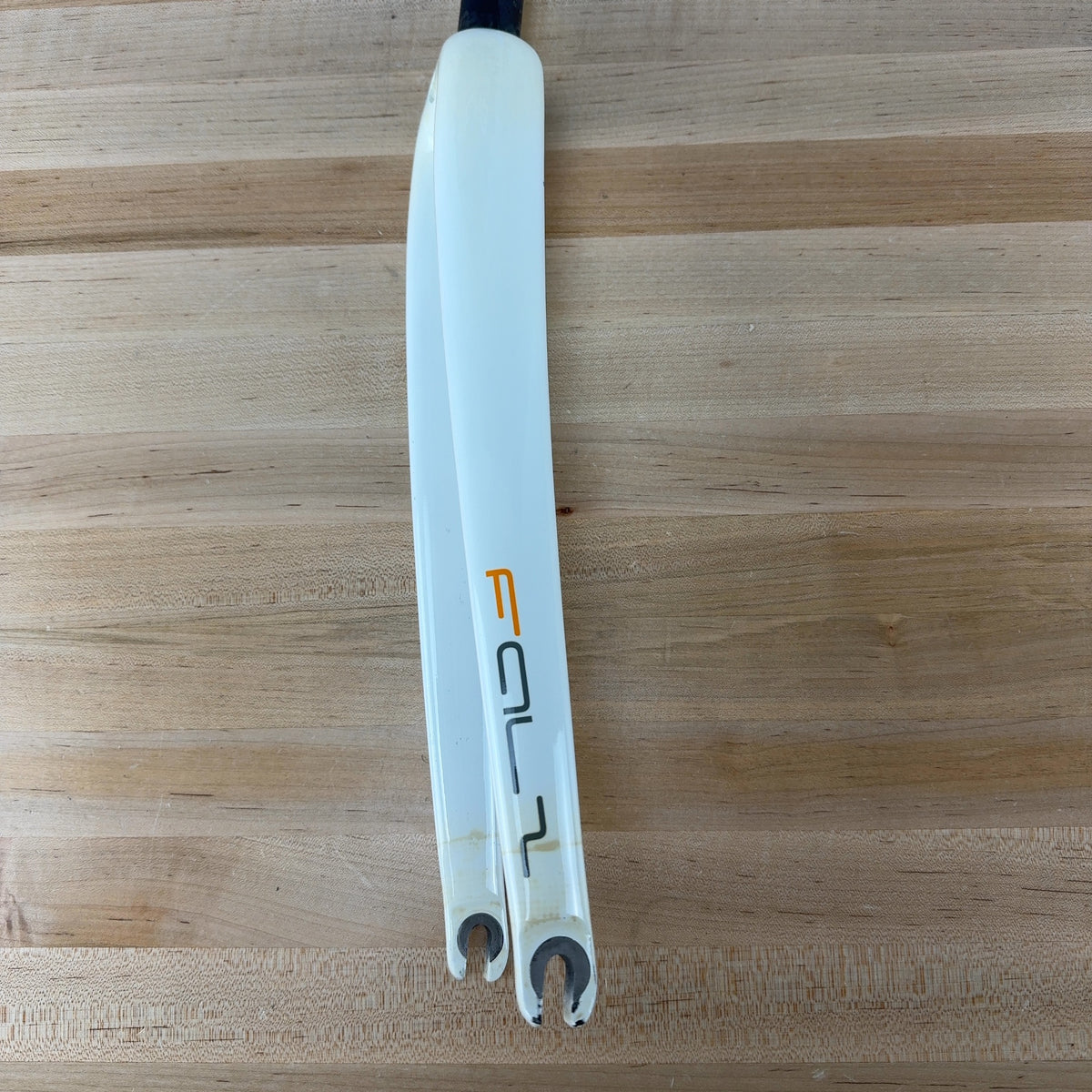 Light Use! Dario Pegoretti Falz White Rim Brake Quick Release Carbon Bike Fork — photo 7 of 11