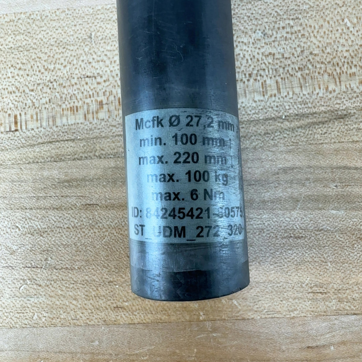 MCFK Carbon Straight 27.2mm x 320mm Light Weight Zero Offset Bike Seatpost 130g