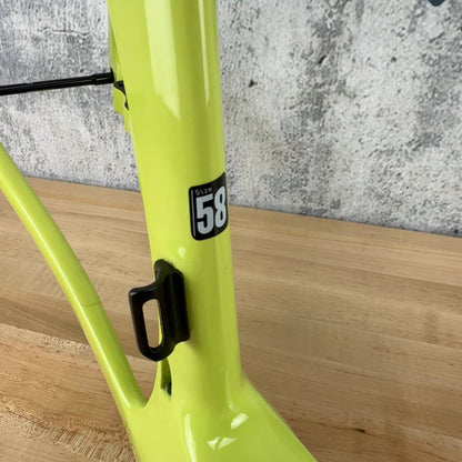 Light Use! 2025 Cervelo P-Series 58cm TT/Triathlon Paris Green Frameset 500 Made