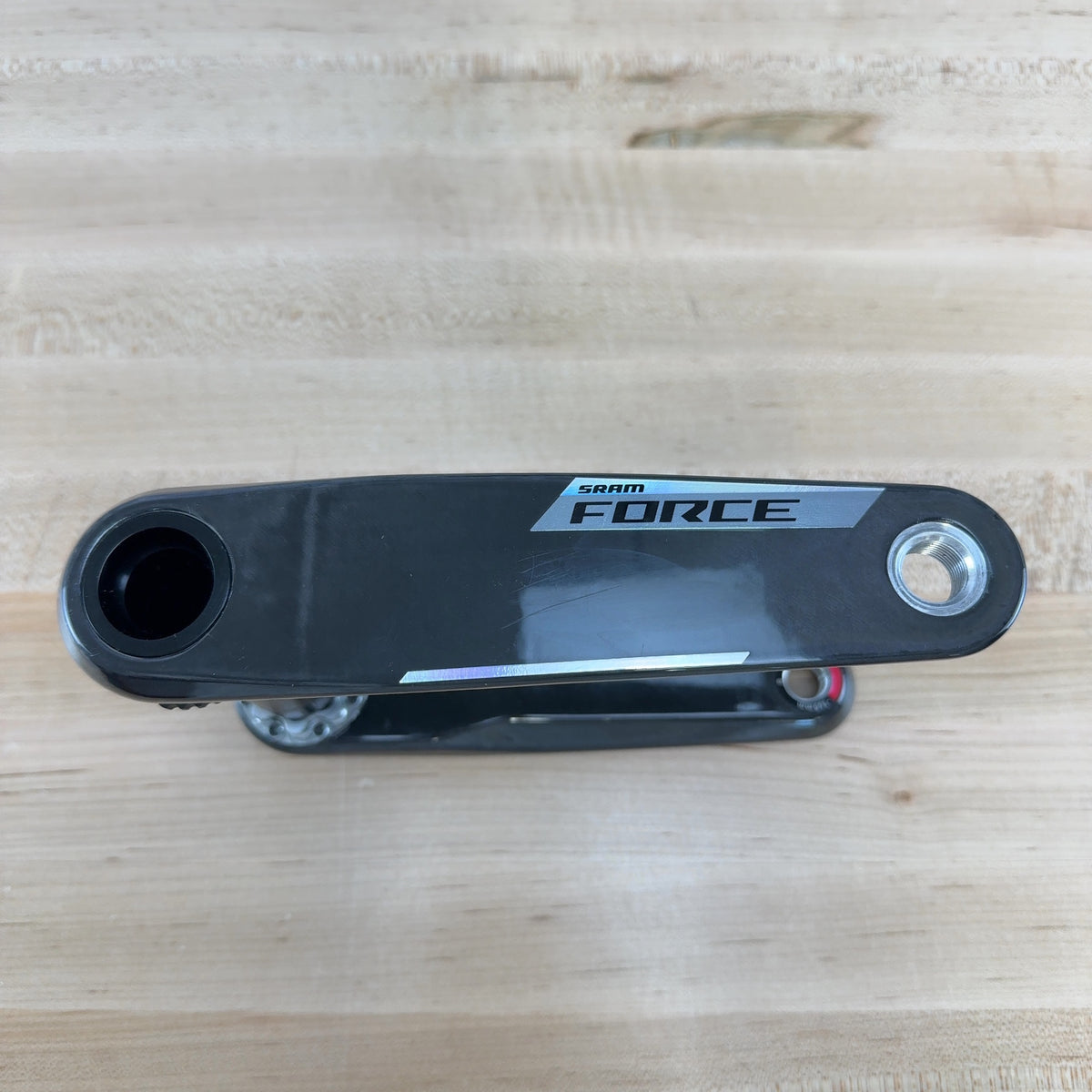 New Take Off! SRAM Force AXS E1 165mm 8-Bolt Carbon Crank Arm Assembly MSRP $180 — photo 4 of 9
