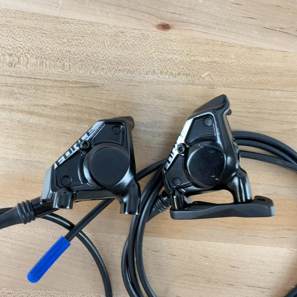 Low Mile! SRAM Force AXS E1 12/13-Speed Hydraulic Disc Brake Shifters w/Calipers — photo 6 of 9