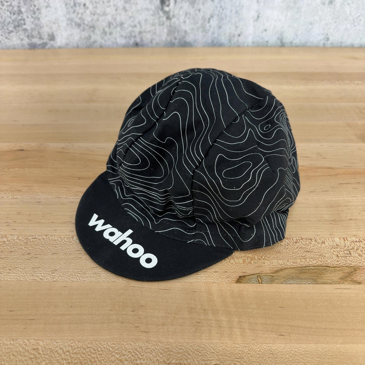 Wahoo Black/White Contour Pattern One Size Cycling Cyclist Cap — photo 1 of 5