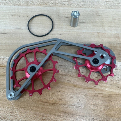 SwishTi Titanium Cage OSPW Fits Sram Red/Force AXS D1 Derailleur 100g