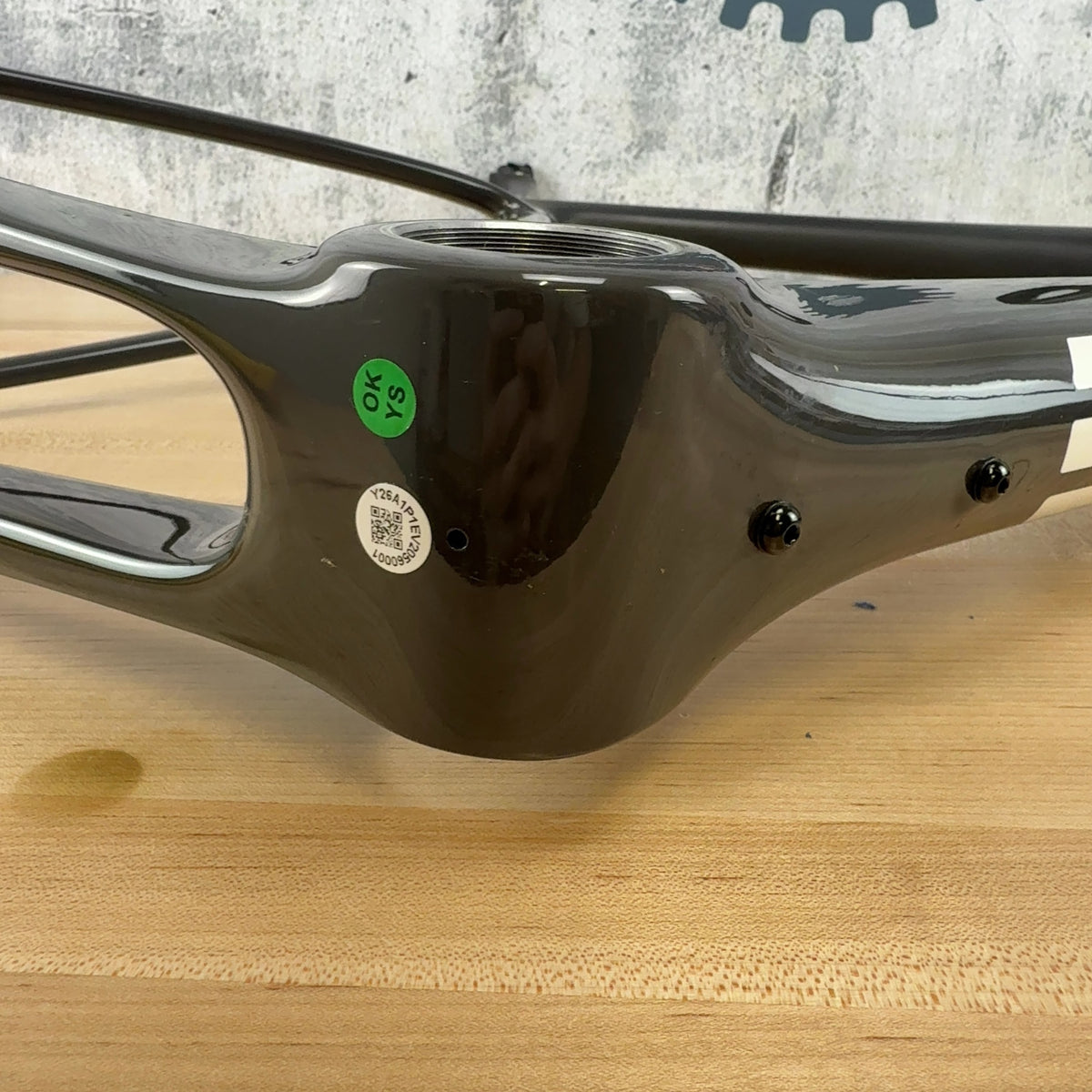 Low Mile! 2026 Enve Fray 56cm Clear Smoke Carbon Road Bike Frameset 700c 2390g — photo 17 of 19