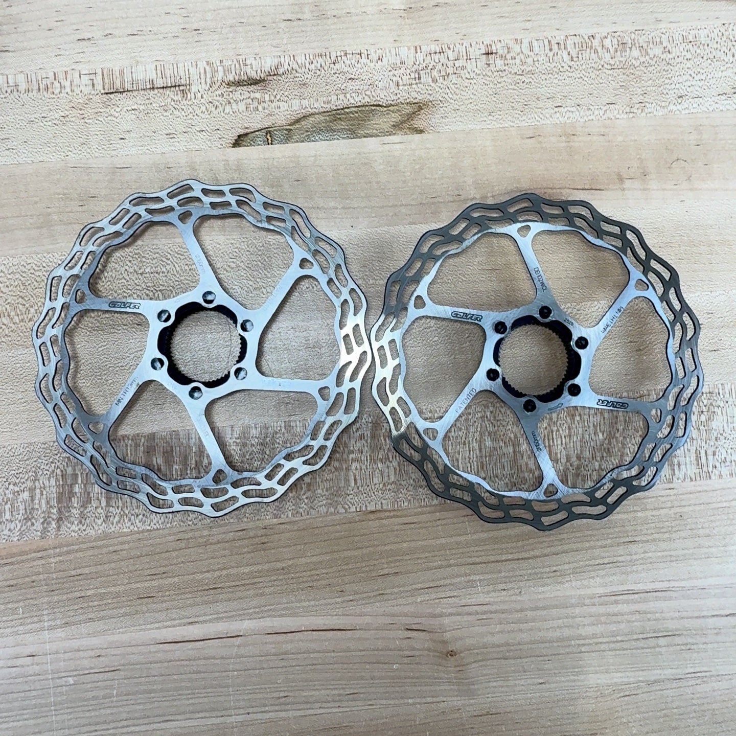 Galfer Bike Wave Road Center Lock 160/160mm Bike Disc Brake Rotors 188g