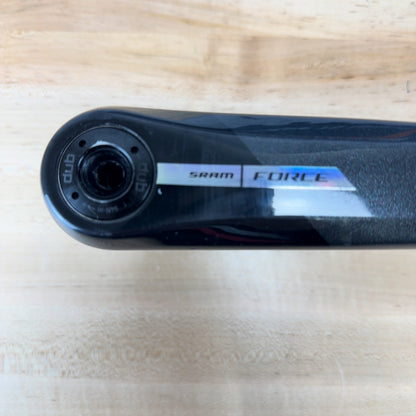 SRAM Force AXS D2 165mm DUB Carbon 8-Bolt 12-speed Crankset without Chainrings