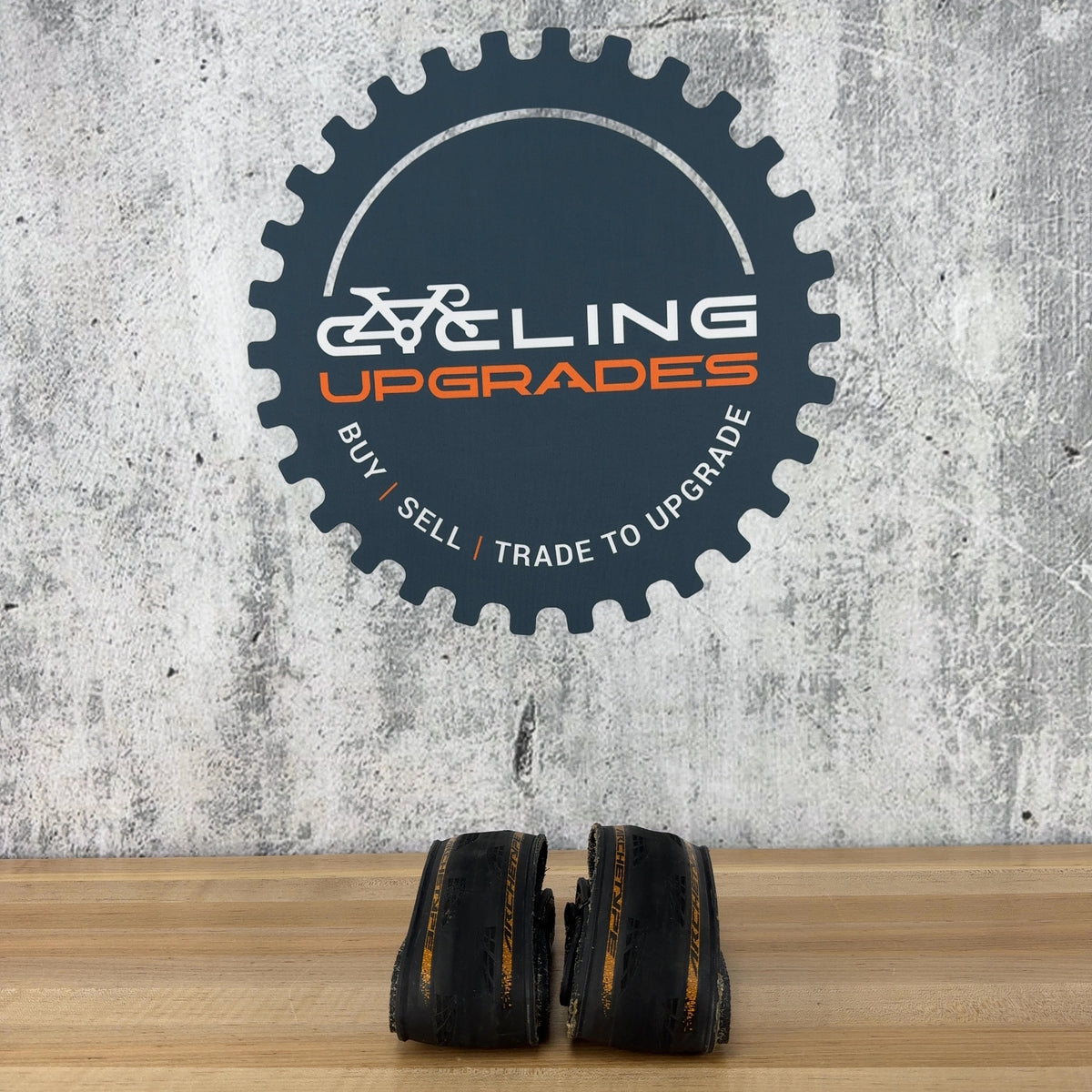 Light Use! Pair Continental Archetype 700c x 30mm Tubeless Road Bike Tires 566g