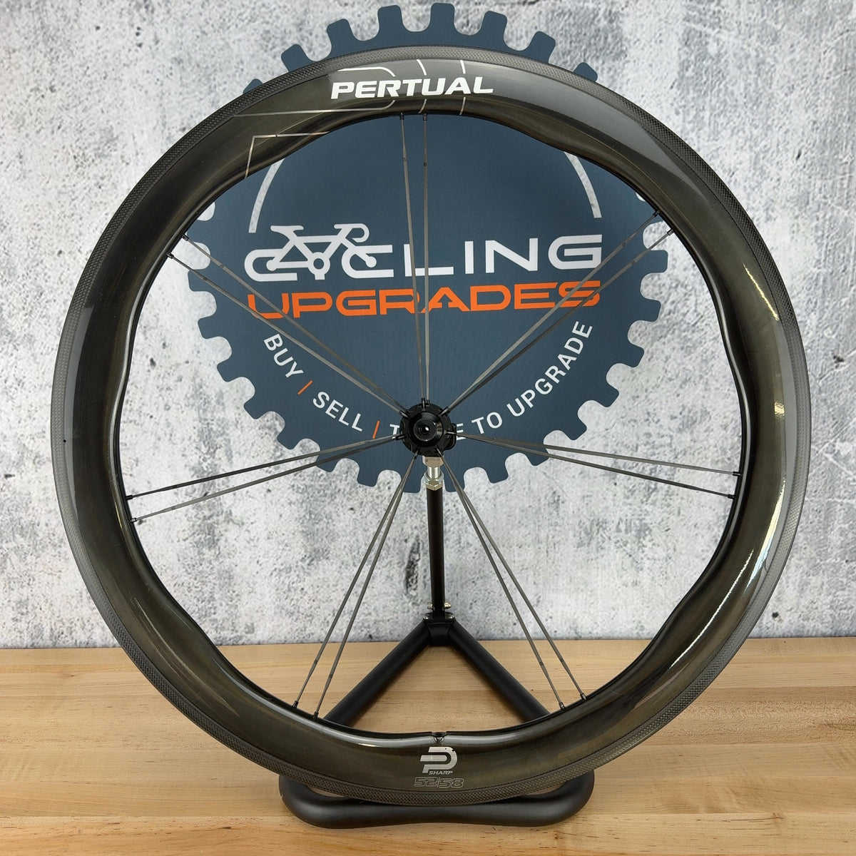 Pertual Sharp 52/58 Rim Brake Ceramic Quick Release 700c Carbon Wheelset 1464g